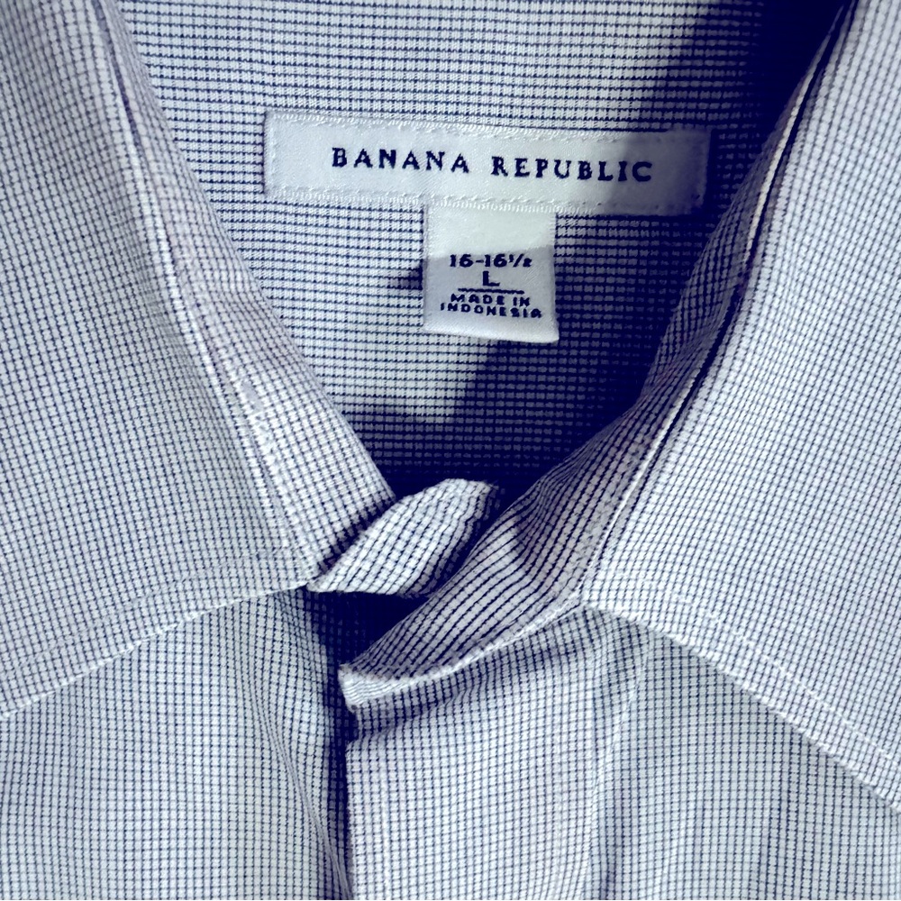 Banana Republic Men’s Dress Short Sz Lg 16-16.5